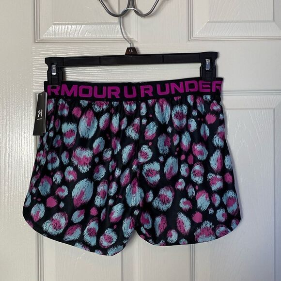 Under Armour Girls Youth Large Play Up Shorts - Picture 3 of 4